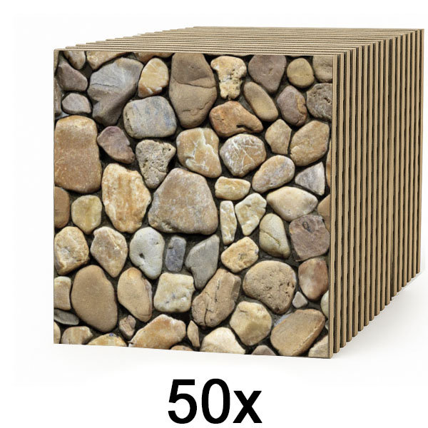 5x 3D nástěnné obklady s efektem kamene – odlep a nalep | STONEBLOCKS