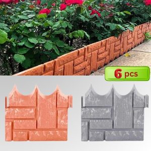Zahradní plot cihlového vzhledu | TERRABARIC