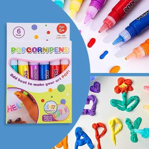Magické Puffy 3D fixy - Sada 6 | PUFFPENS